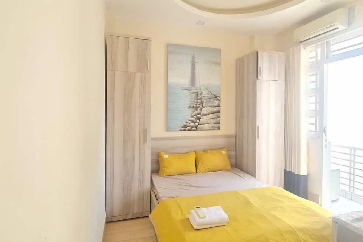 Chambre Double, balcon, vue ville | Wi-Fi gratuit