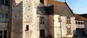 Large studio/gîte in a Renaissance château 15 km from Beauval. Out of time