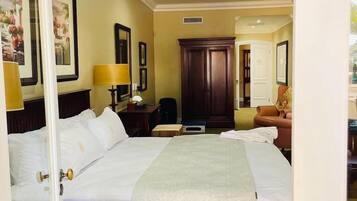Deluxe Room, Pool View | Desk, laptop workspace, blackout curtains, free WiFi