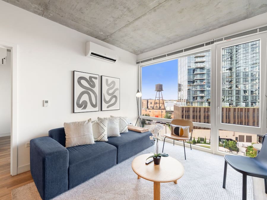 Premier Apartment, City View | Living area