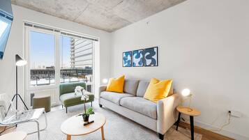 Traditioneel appartement, uitzicht op stad | Woonruimte