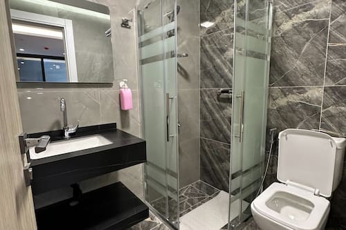 Departamento, 1 habitación, con acceso para personas discapacitadas, para fumadores | Baño
