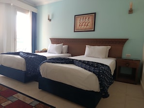 Standard Double Room, Pool View | In-room safe, blackout drapes, soundproofing, free WiFi - Boudl Grand Pyramids (Giza)