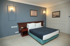 In-room safe, blackout curtains, soundproofing, free WiFi