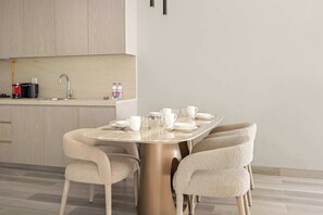 Dining - Bright & New 1BR in JVCwith pool and gym (Dubai)