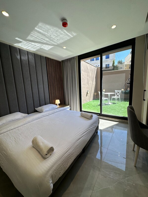 Apartment, 2 Bedrooms, Accessible, Smoking | 2 bedrooms - Charming Amman Apartment With Garden and Balcony (Amman)