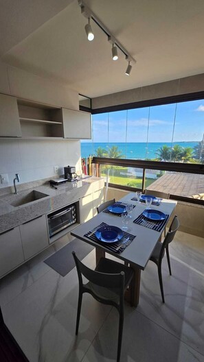 Appartement Deluxe, vue plage | Lanai