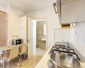 Fridge, oven, stovetop, toaster