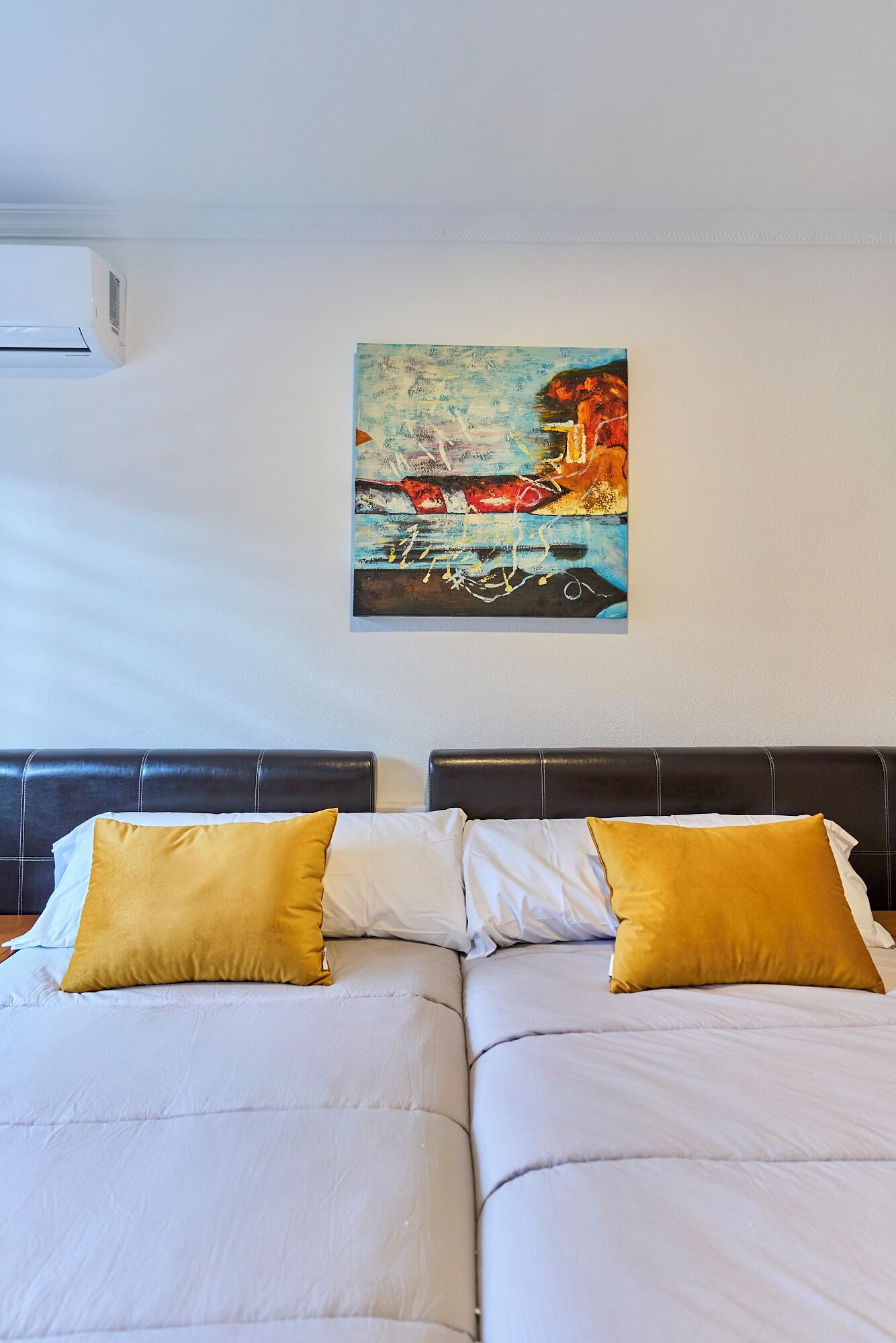 Habitación con 2 camas individuales | Edredón, insonorización, cunas gratuitas y wifi gratis 