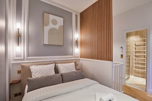 Appartement | 1 slaapkamer, een laptopwerkplek, een strijkplank/strijkijzer