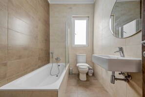 Hair dryer, towels