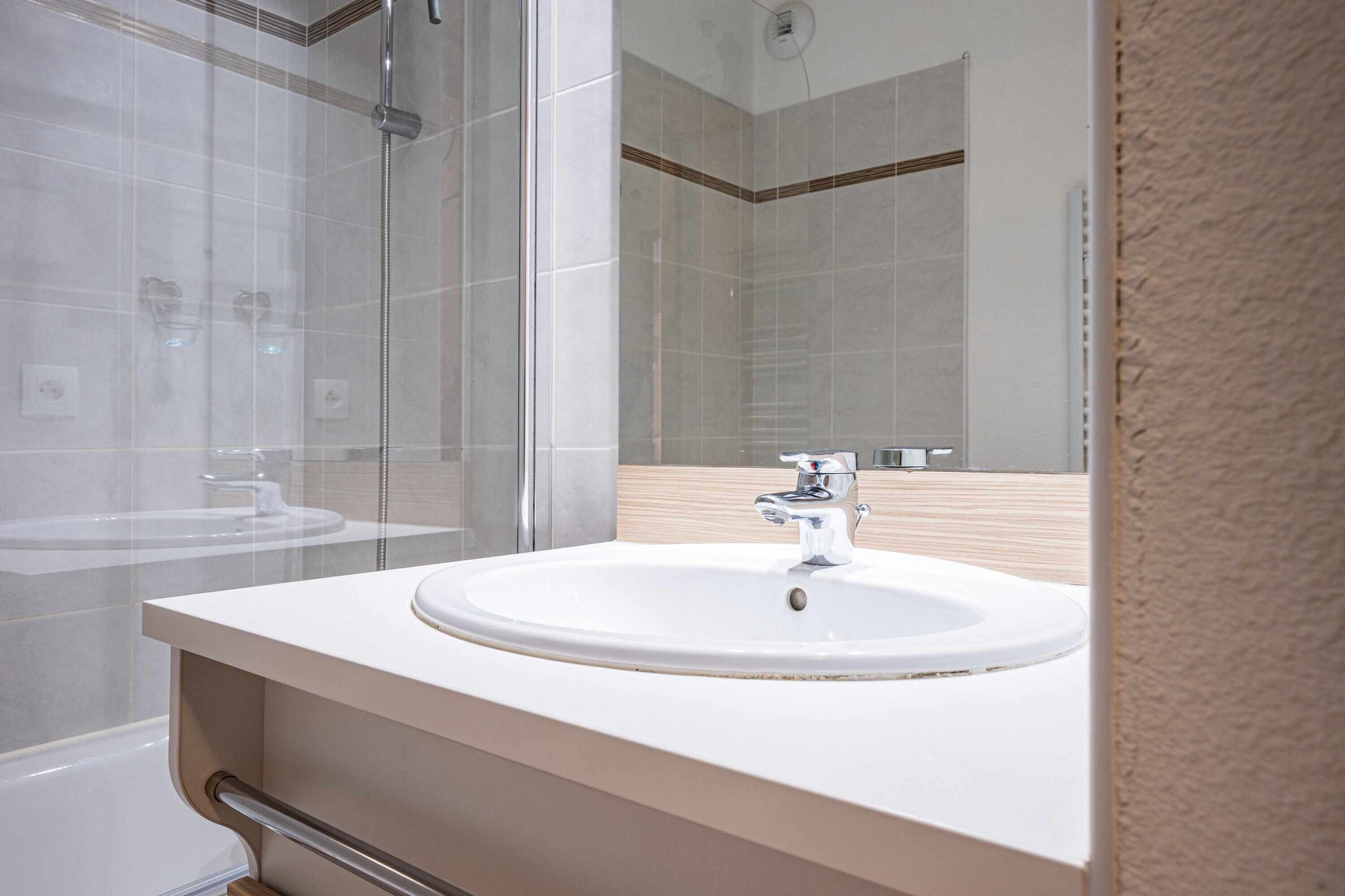 Shower, hair dryer