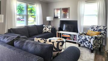 Smart-tv och böcker