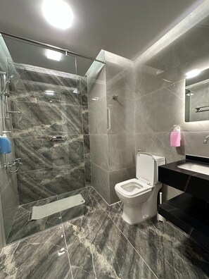 Apartment, 1 Bedroom, Accessible, Smoking | Bathroom