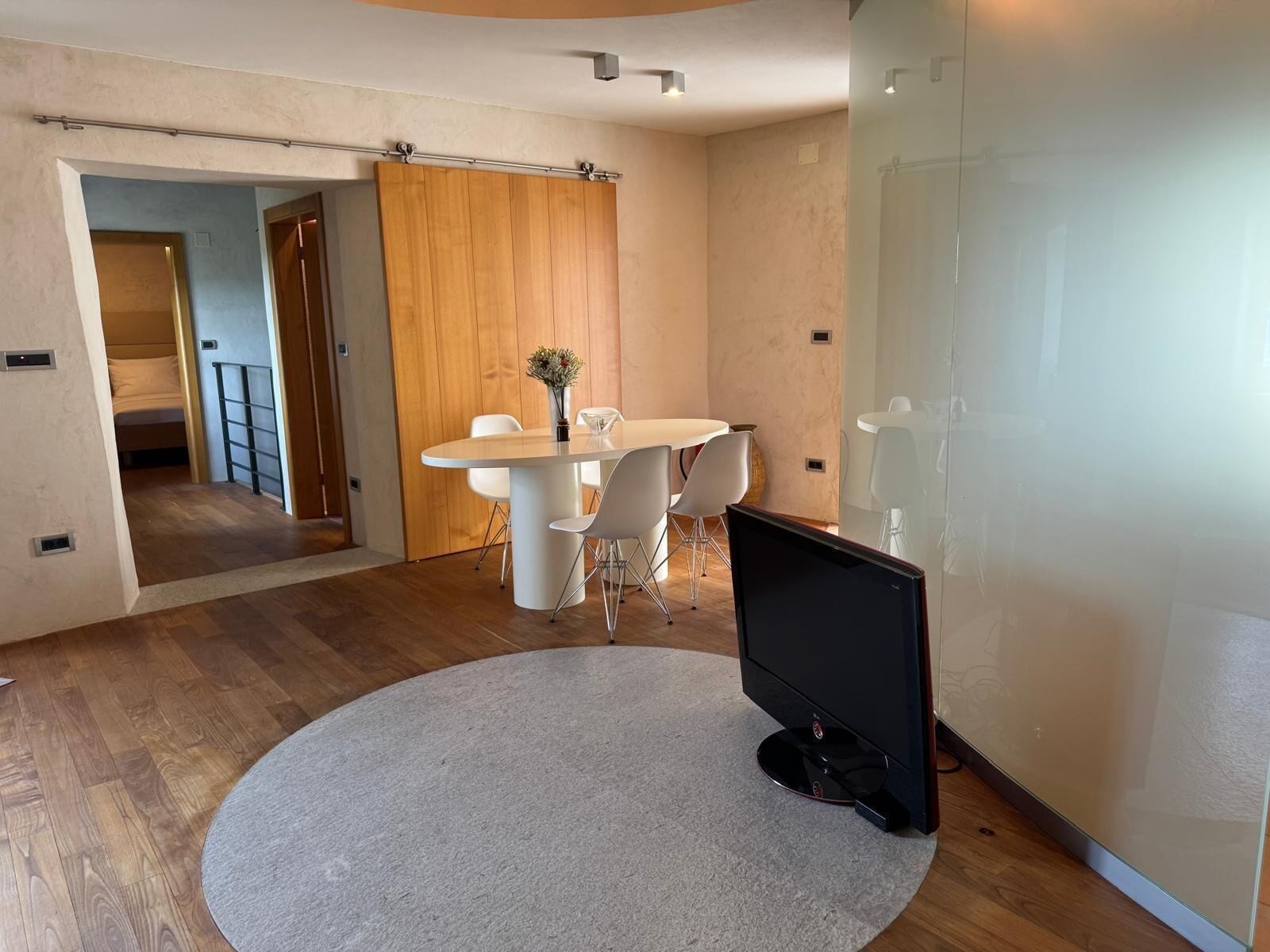 Superior Apartment | Living area | 40-inch Smart TV with digital channels