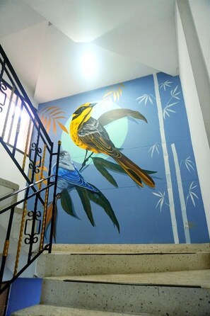 Útsýni frá gististað