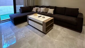 Apartment, 1 Bedroom, Accessible, Smoking | Living room - 005 Al-najeh JRE Apartments For Rent ave (Amman)