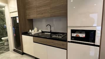 Apartment, 1 Schlafzimmer, barrierefrei, Raucher | Eigene Küche