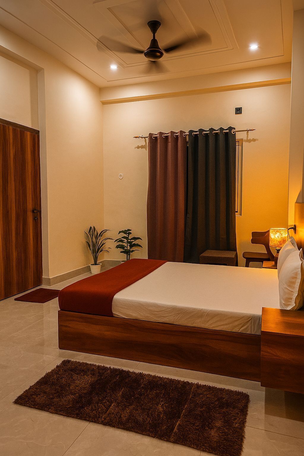 디럭스 트리플룸 | 노트북 작업 공간, 무료 WiFi