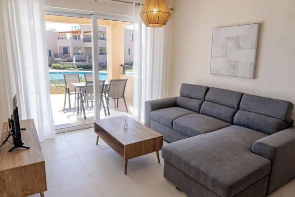 View from room - Phaedrus Living: Seaside Thalassa Cretan 103 (Platanias)