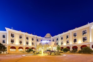 Front of property - evening/night