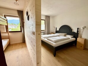 2 habitaciones, tabla de planchar con plancha, internet y ropa de cama 