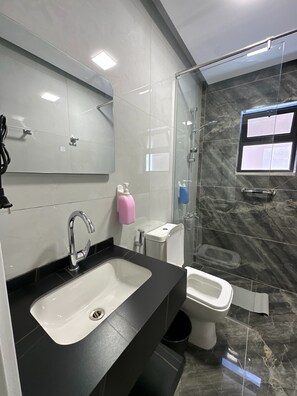 Apartment, 1 Bedroom, Accessible, Smoking | Bathroom - Charming Amman Apartment With Modern Amenitie (Amman)