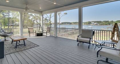 NEW Spacious 5-bedroom house - Inter-coastal Waterfront 8 mi to N Topsail Beach