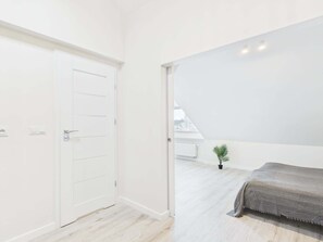 1 bedroom, iron/ironing board, travel crib, WiFi
