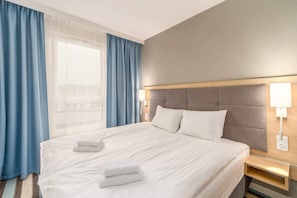 1 bedroom, iron/ironing board, travel crib, WiFi
