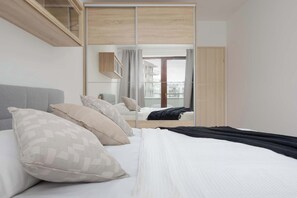 2 bedrooms, iron/ironing board, travel crib, WiFi