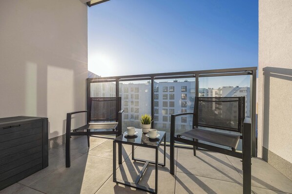 Terrace/patio - Lazurowa 15 | Elegant Apartment | Parking (Warszawa)