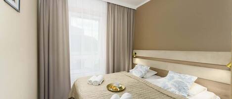 1 makuuhuone, silitysrauta/-lauta, Wi-Fi, vuodevaatteet