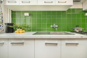 Kühlschrank, Ofen, Herdplatte, Geschirrspüler