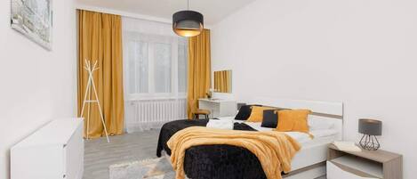 2 dormitorios, tabla de planchar con plancha, wifi y ropa de cama