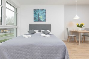 Iron/ironing board, WiFi, bed sheets