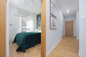 1 bedroom, iron/ironing board, travel crib, WiFi