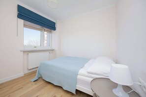 2 bedrooms, iron/ironing board, travel crib, WiFi