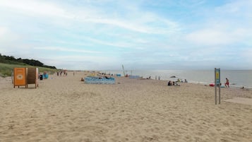 Vlak bij het strand