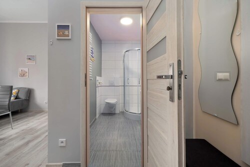 Seaside Apartment in Darlowo | Terrace, Parking, Close to the Beach