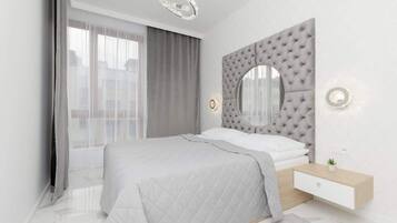 Iron/ironing board, WiFi, bed sheets
