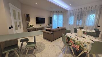 Leilighet – exclusive, hageutsikt | Oppholdsområde