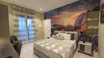 Suíte superluxo, 1 cama King, vista para o jardim | Wi-Fi de cortesia