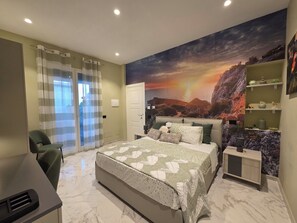 Luxe suite, 1 kingsize bed, uitzicht op tuin | Gratis wifi