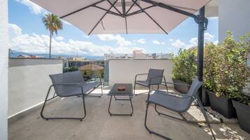 Suite Executive, 1 camera da letto, terrazzo, piano elevato | Terrazza/patio