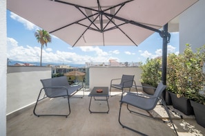 Suite Exécutive, 1 chambre, terrasse, dans la tour | Terrasse/Patio