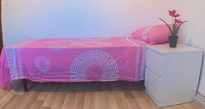 Single room with fan and quiet