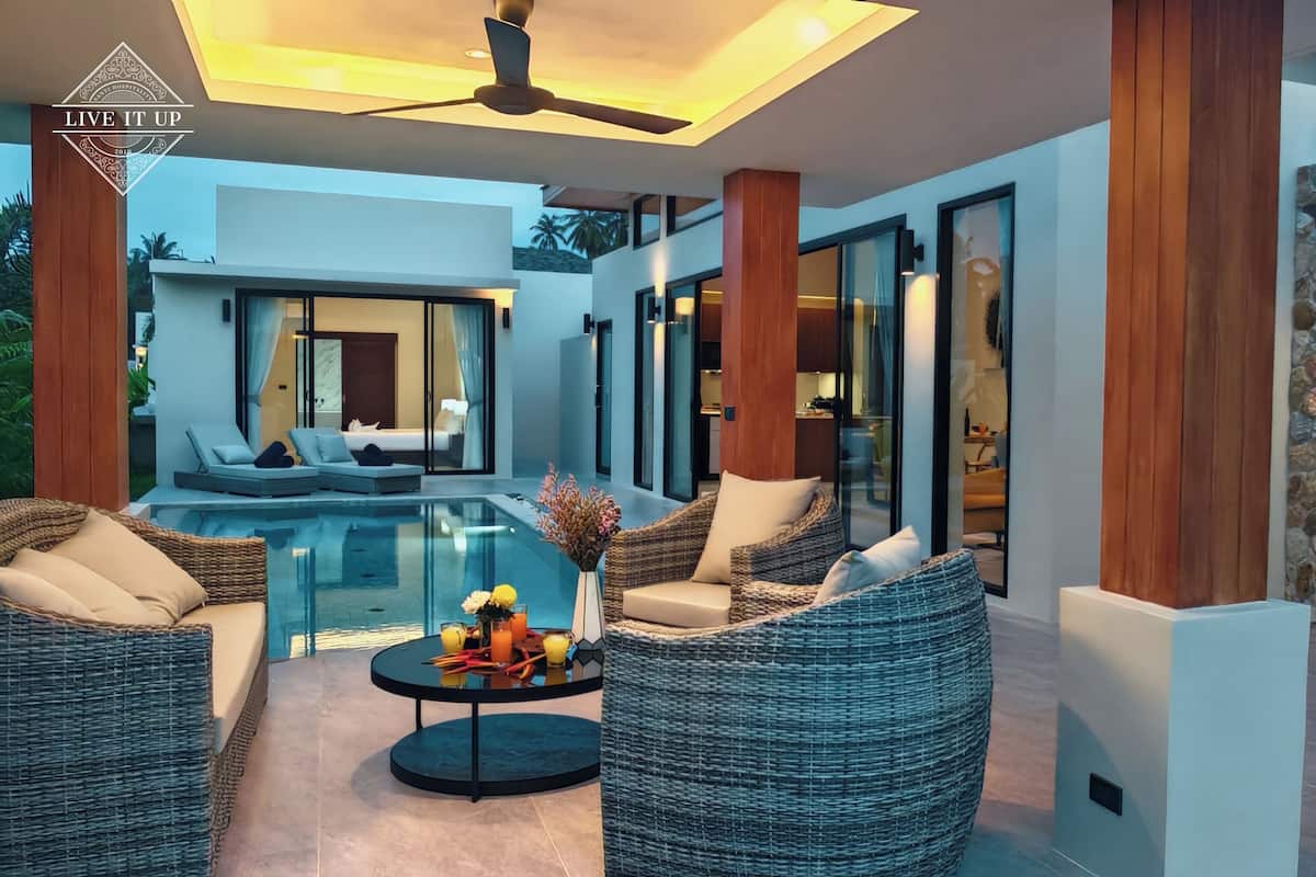 Superior Villa, 2 Bedrooms, Private Pool | In-room safe, individually decorated, individually furnished