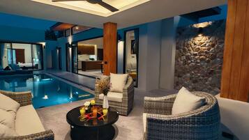 Superior Villa, 2 Bedrooms, Private Pool | In-room safe, individually decorated, individually furnished
