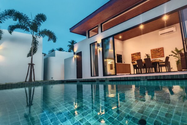 Deluxe Villa, 3 Bedrooms, Private Pool | In-room safe, individually decorated, individually furnished